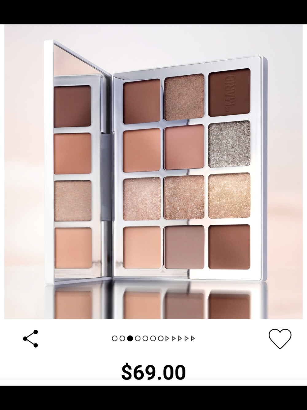 Makeup By Mario Rose & Warm Brown Eyeshadow Palette - Picture 2 of 4